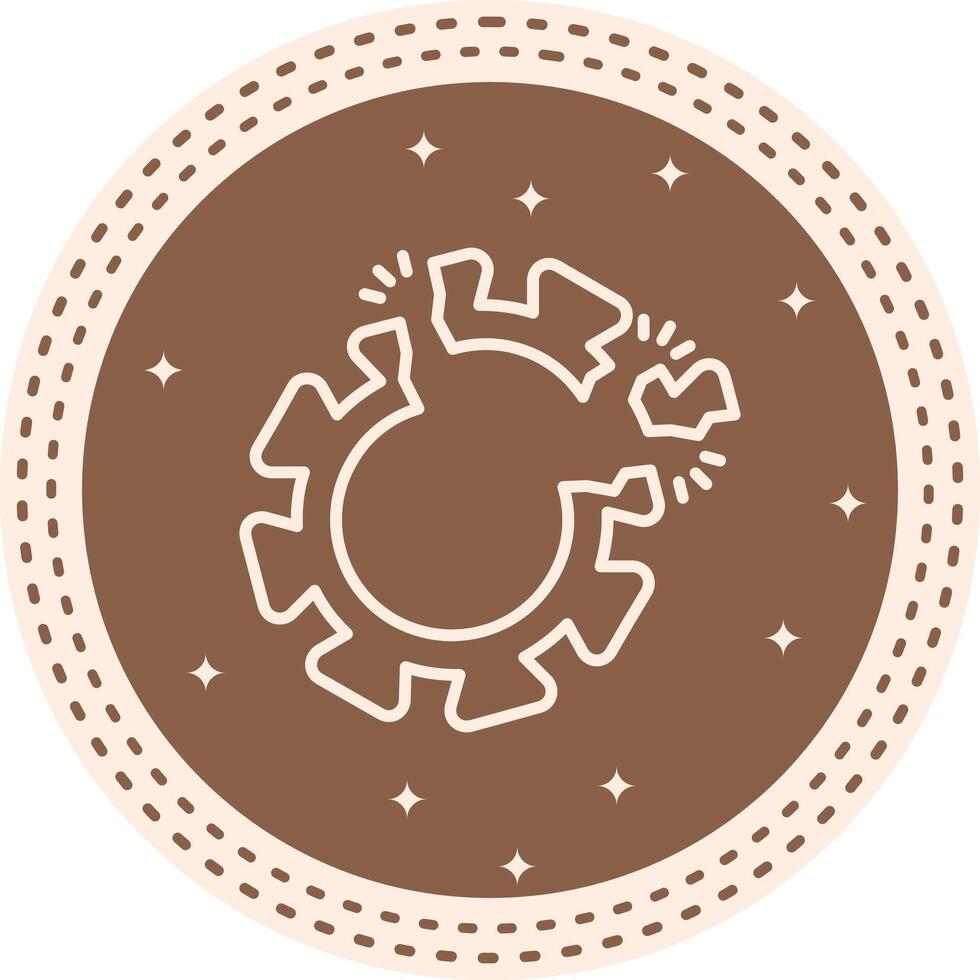 Disruption Unique Web Graphic Asset vector