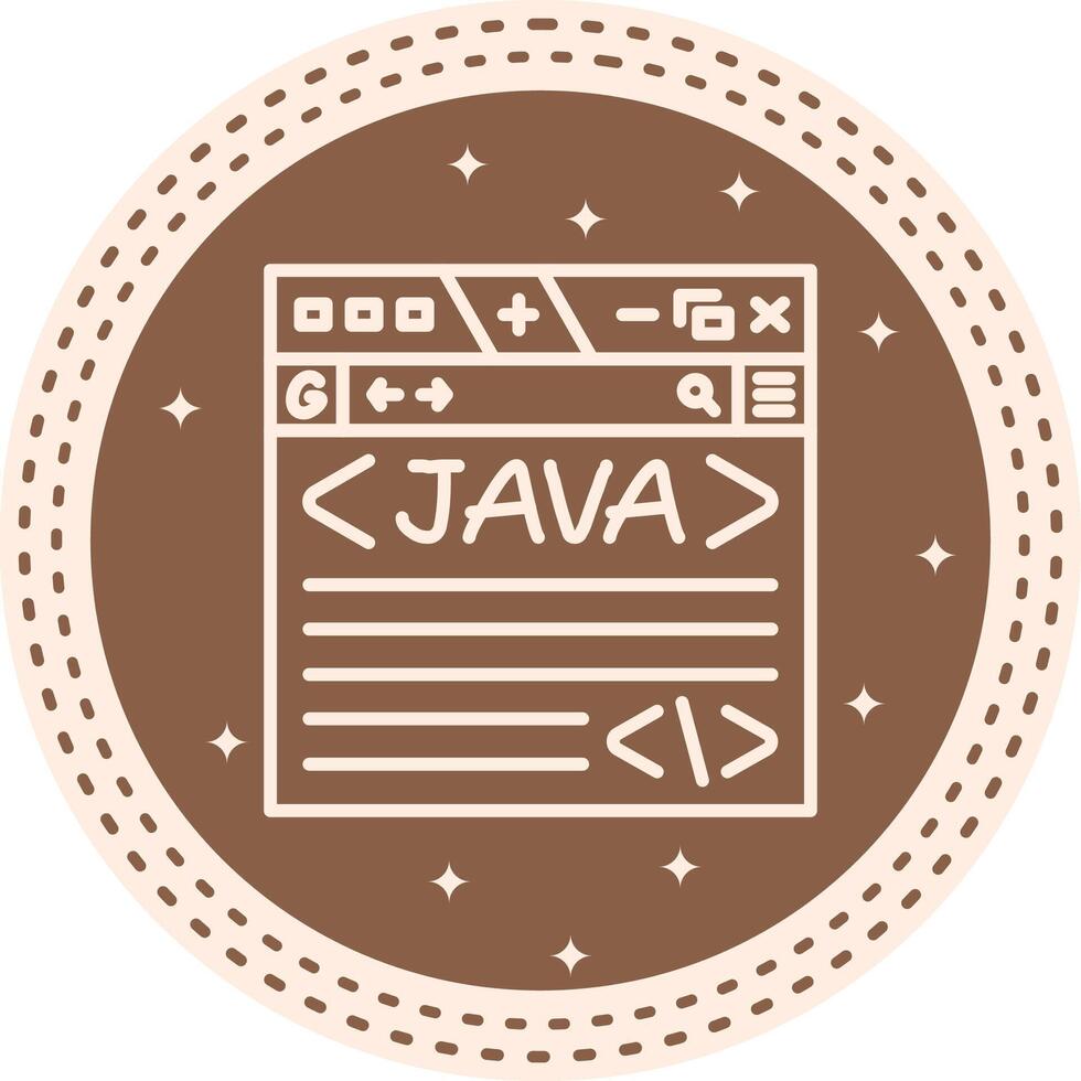 Java Elegant Branding Shape vector