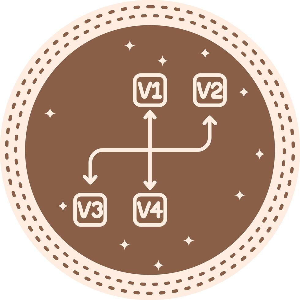versión controlar compacto plano gráfico formar vector