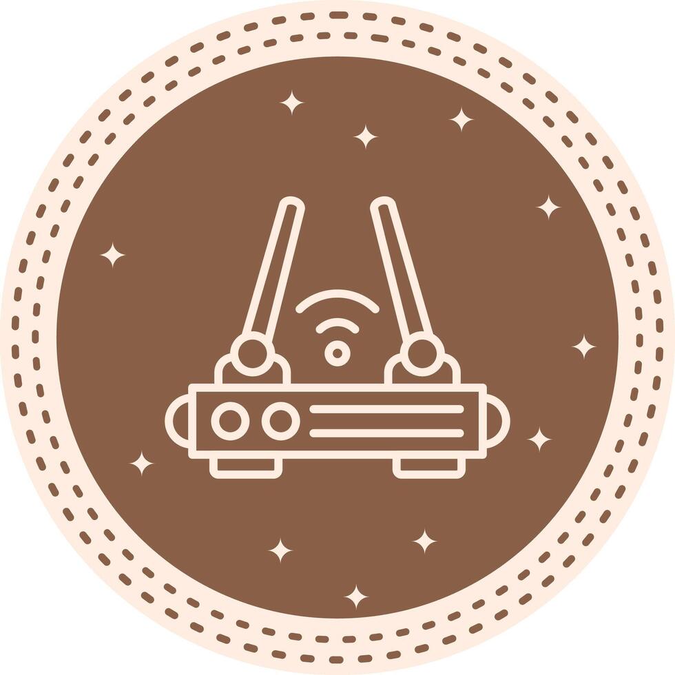 Wireless Access Point Dynamic Mobile App Graphic vector