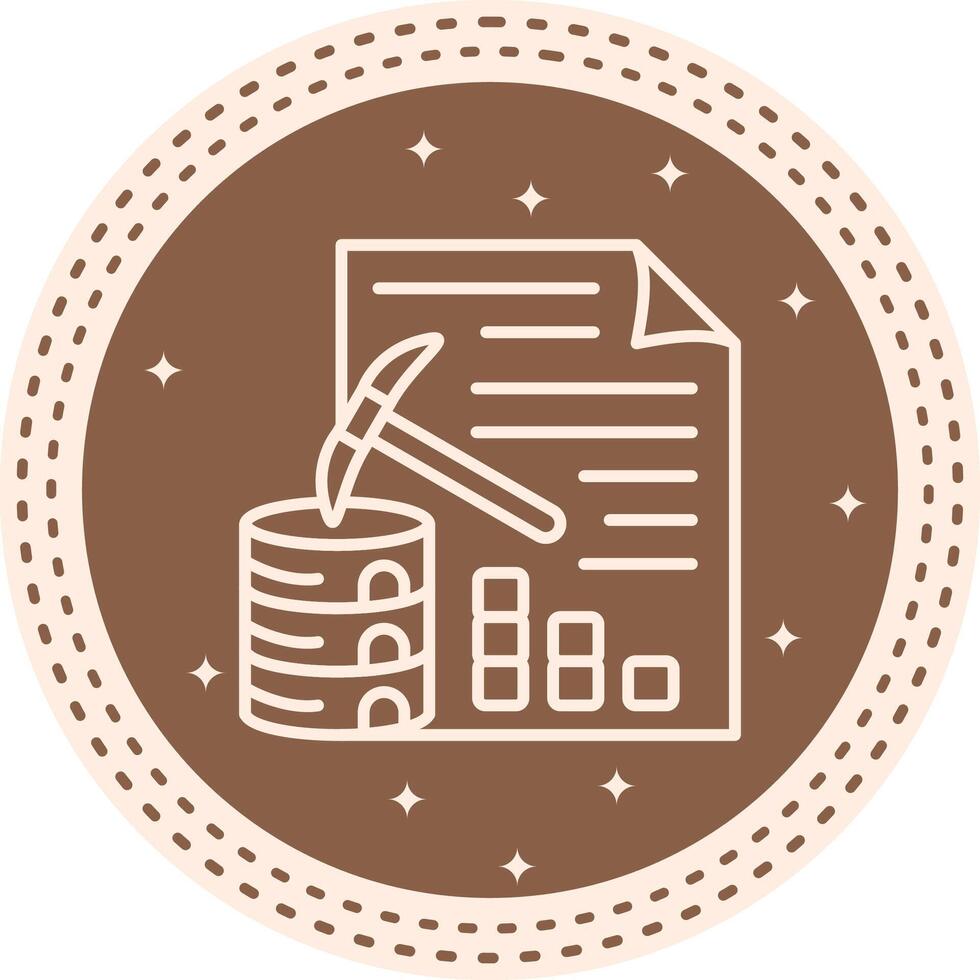 Data Mining Layered Creative Graphic Layout vector