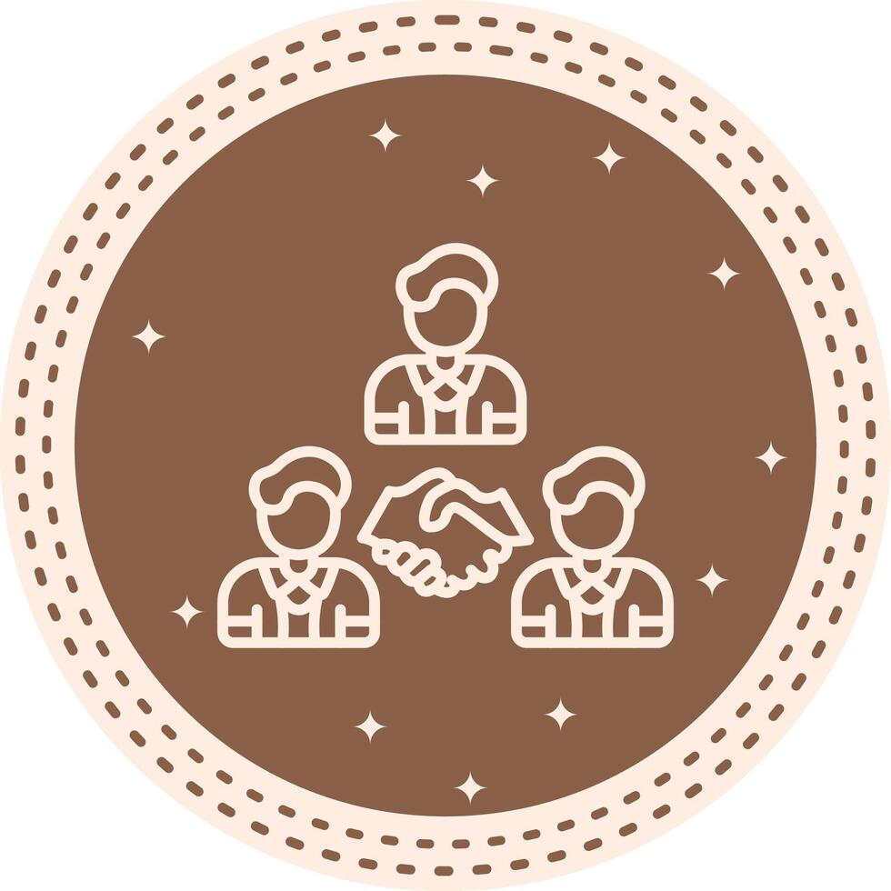 Collaboration Compact UI Graphic Sketch vector