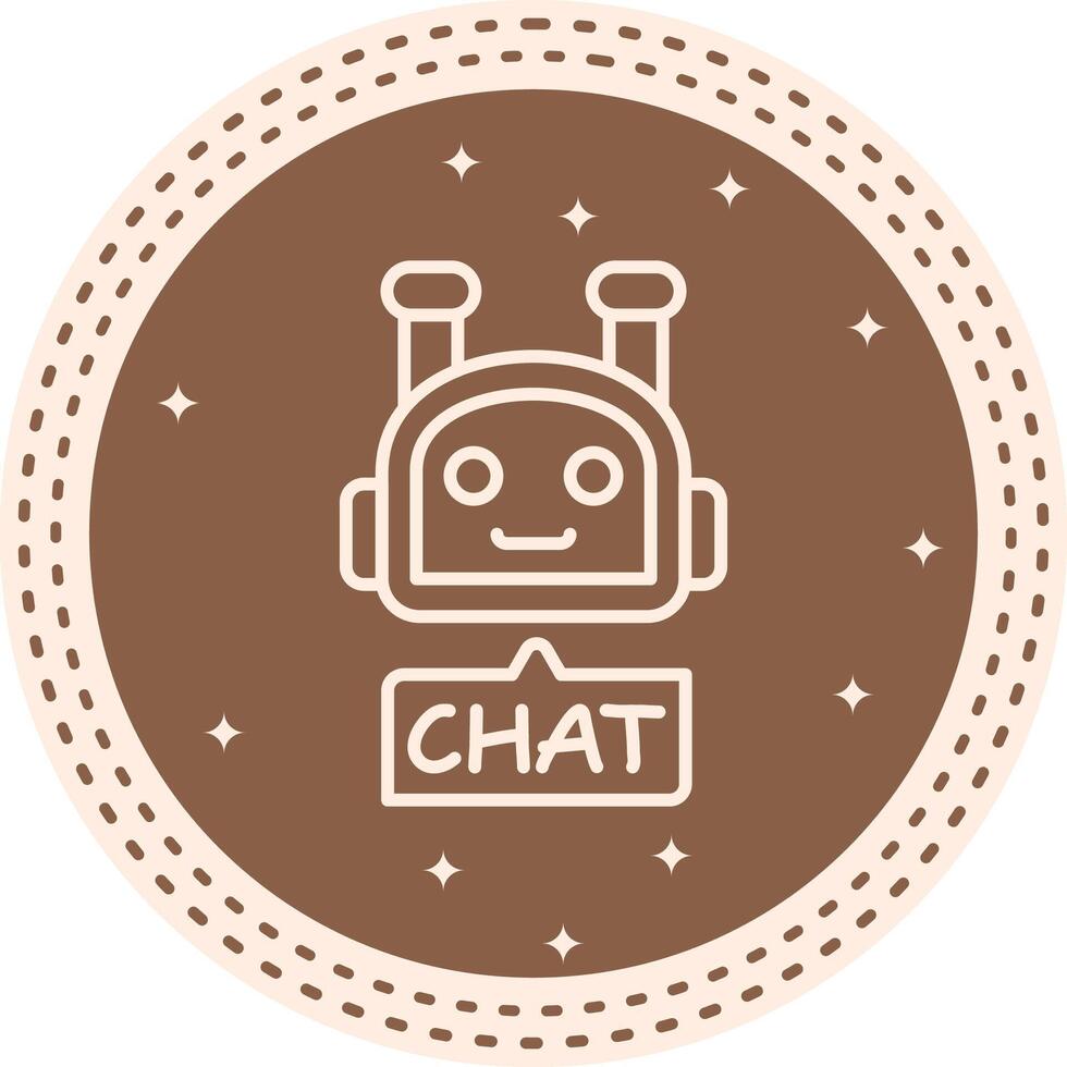 Bot Geometric UI Graphic Layout vector