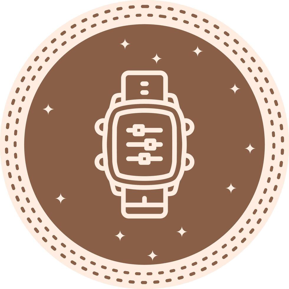 inteligente reloj control S consistente web gráfico estilo vector