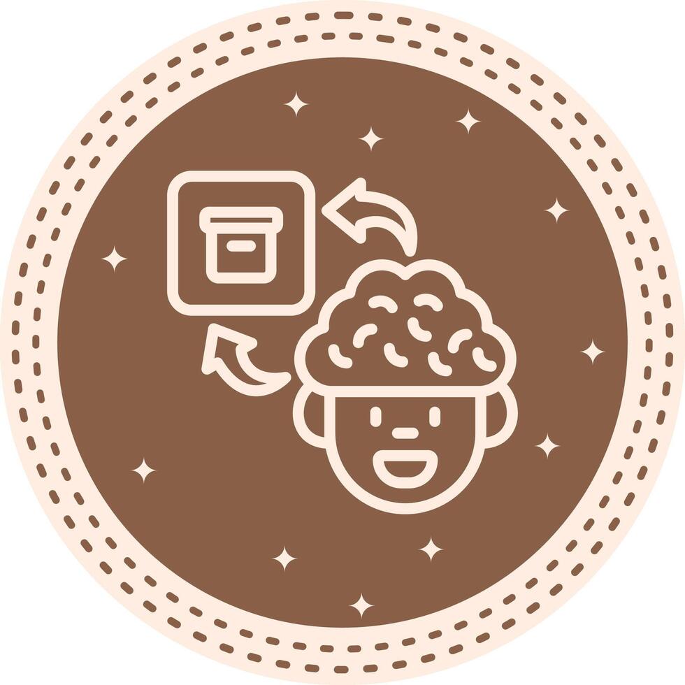 Brain Archive Streamlined Visual Design Layout vector