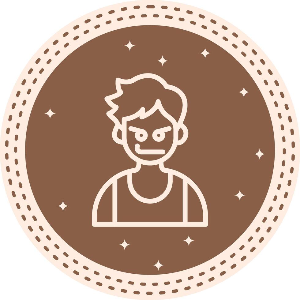 Bad Boy Scalable Visual Design Element vector