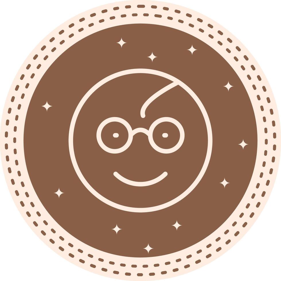 nerd mínimo limpiar gráfico objeto vector