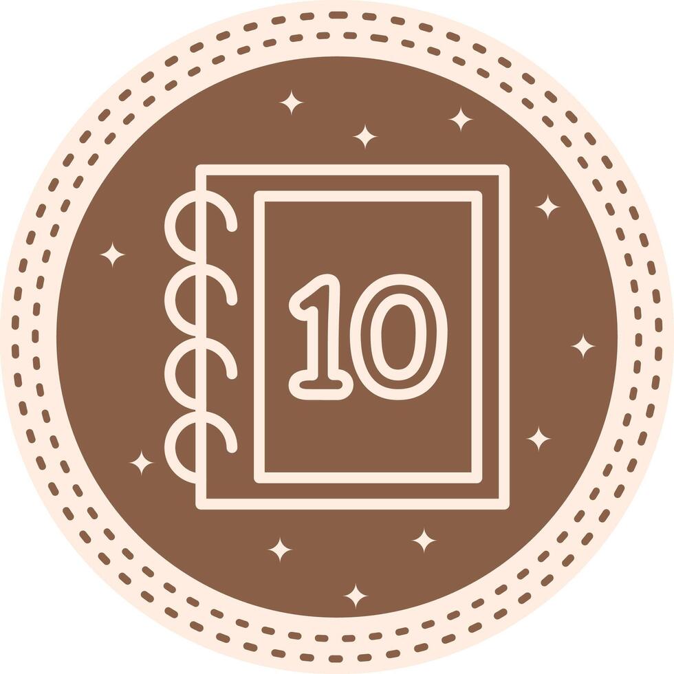 Math Ten Concise Digital Graphic Sketch vector