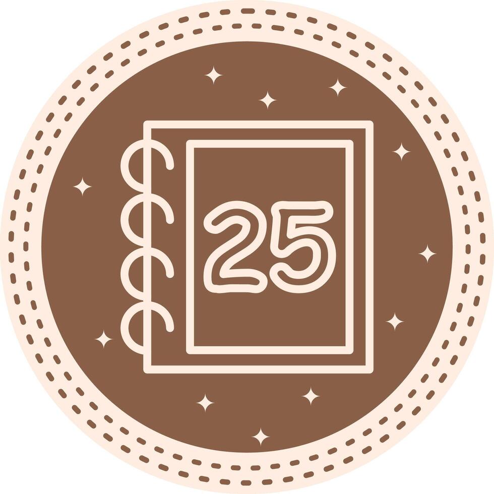 Math Twenty Five Distinct Visual Symbol Form vector