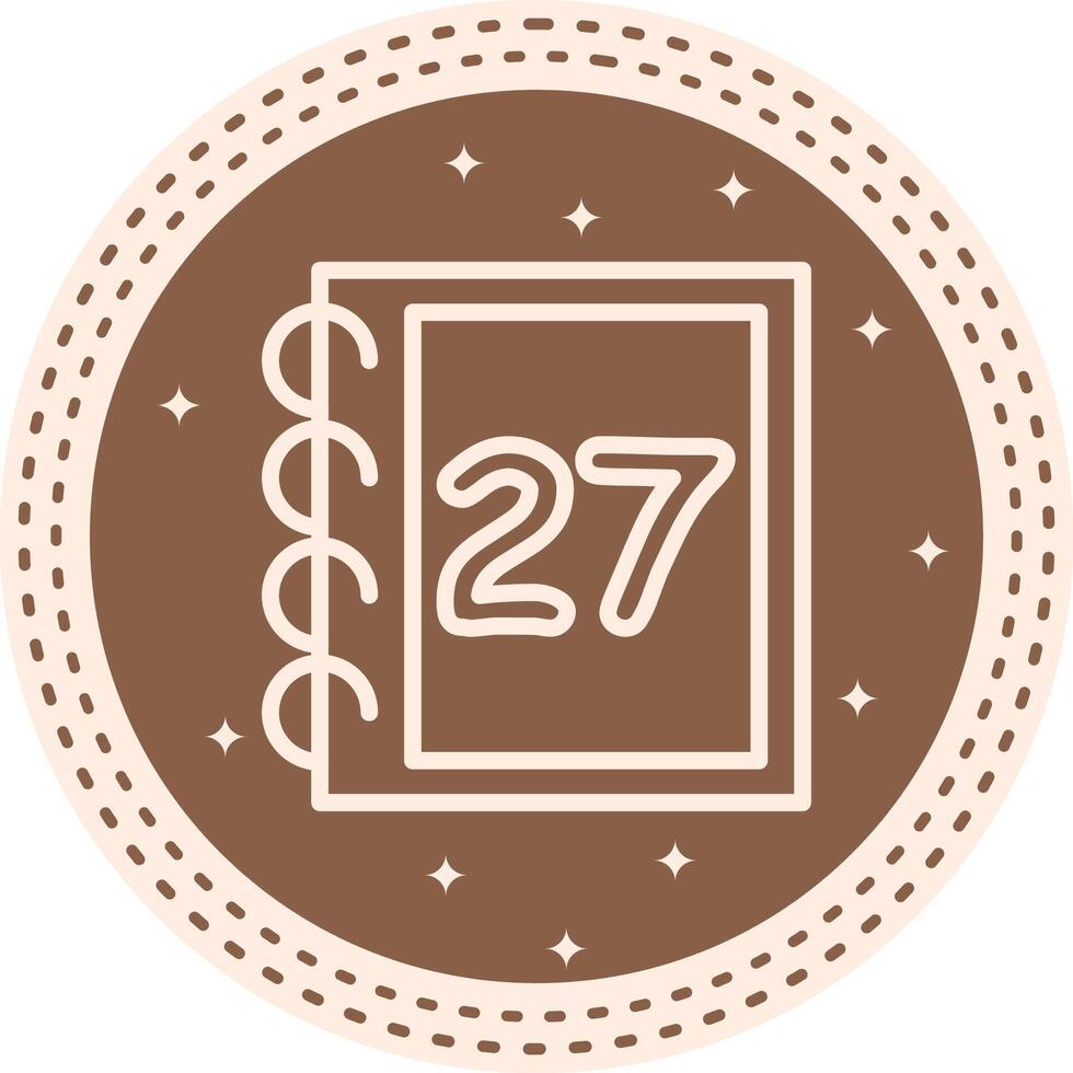 Math Twenty Seven Streamlined Visual Design Layout vector