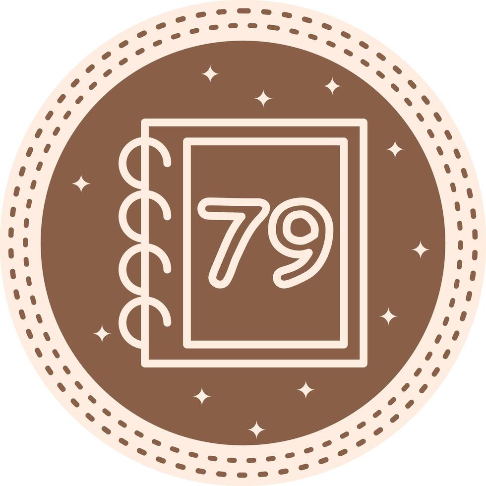 Math Seventy Nine Clear Modern Design Object vector