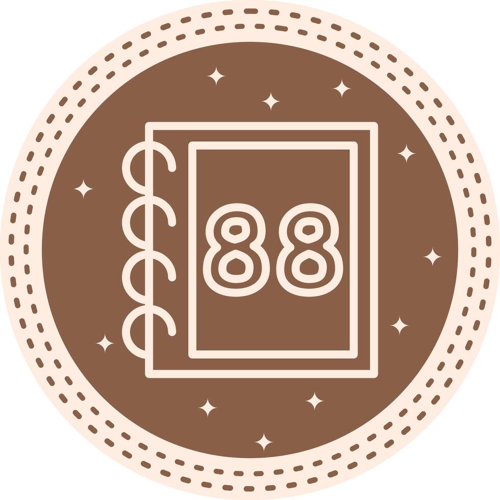 Math Eighty Eight Abstract Modern Graphic Object vector