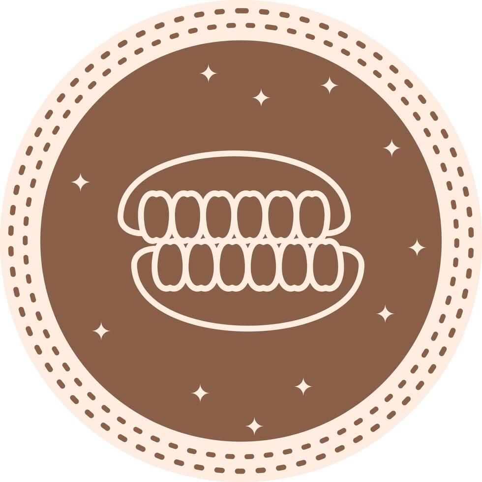 Overbite Elegant Visual Design Shape vector