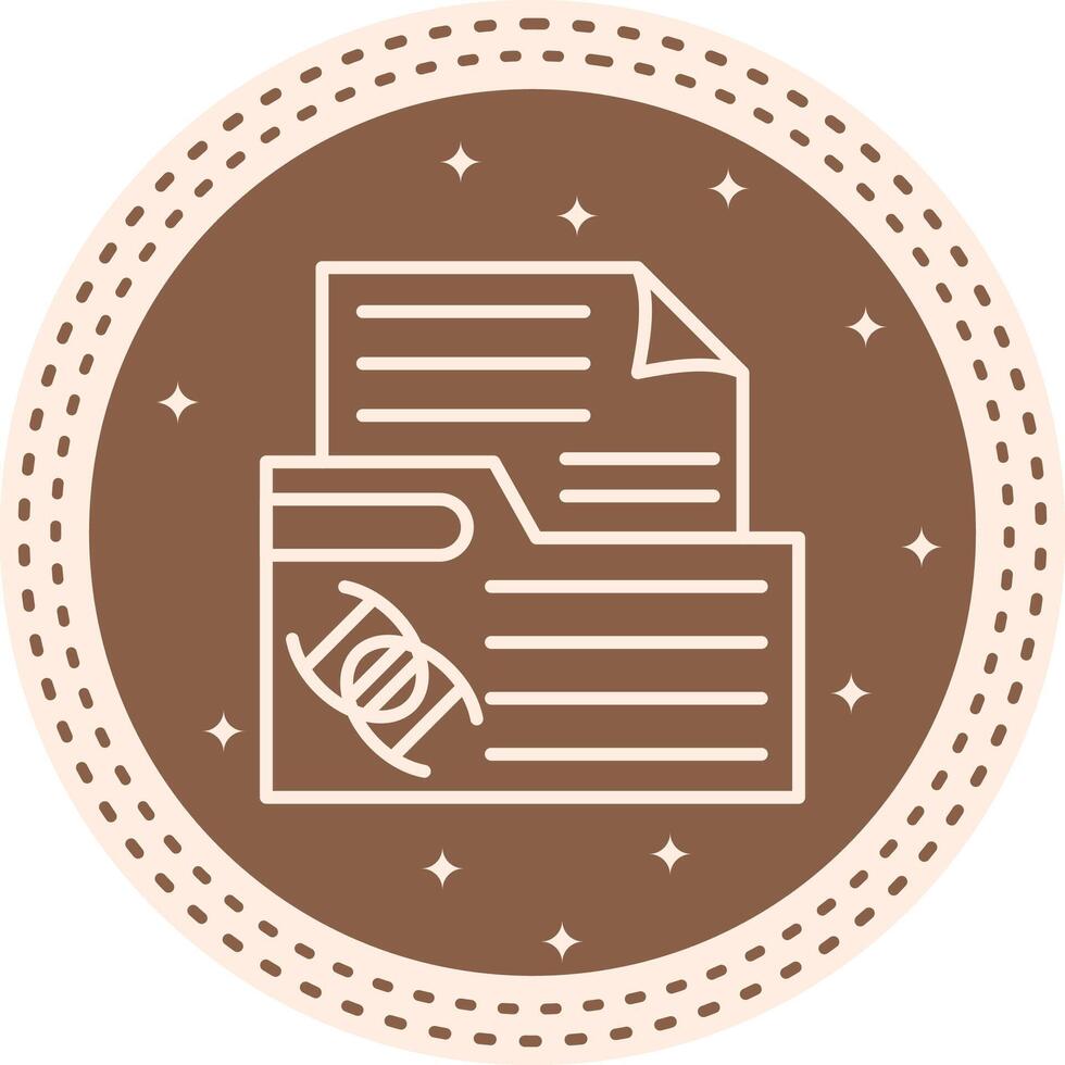 Genetic Testing Streamlined UX Design Symbol vector