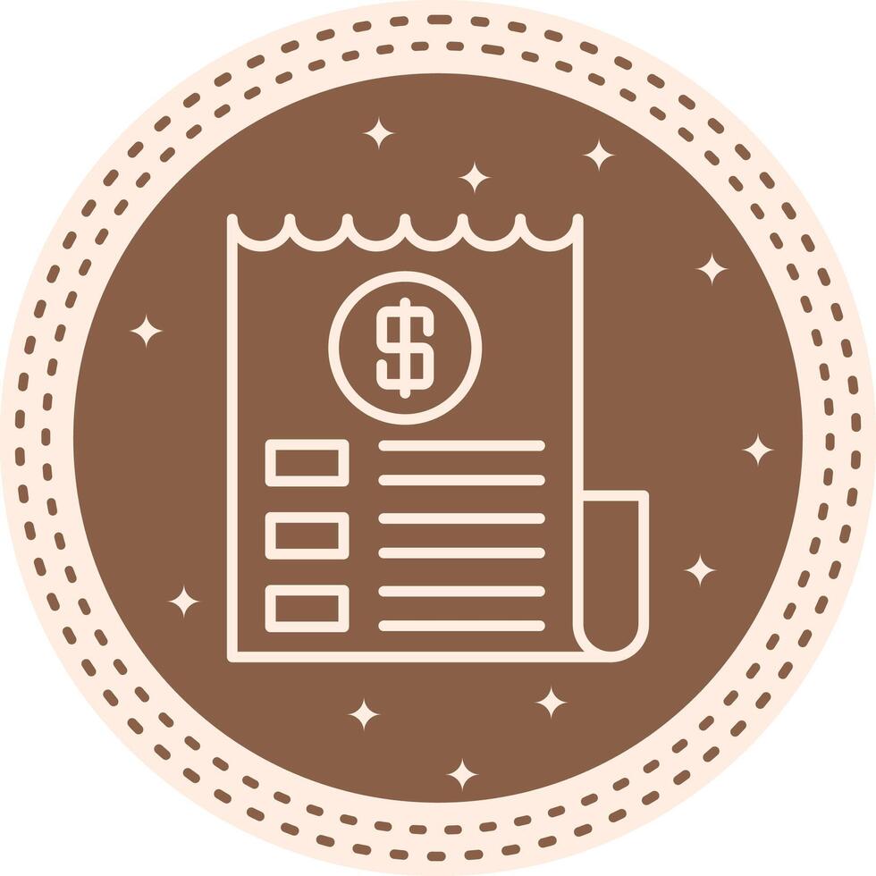 Receipt Minimal Web Graphic Form vector