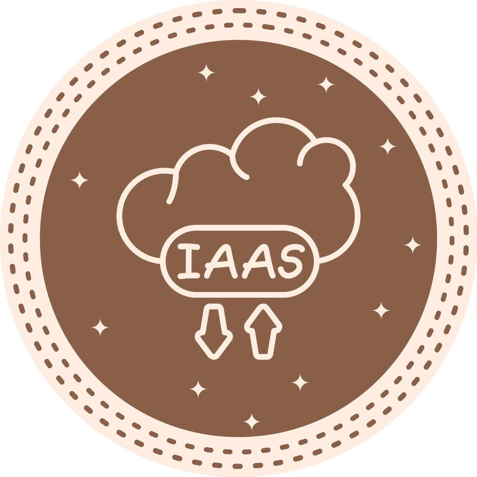 Cloud IaaS High Resolution Design Sketch vector