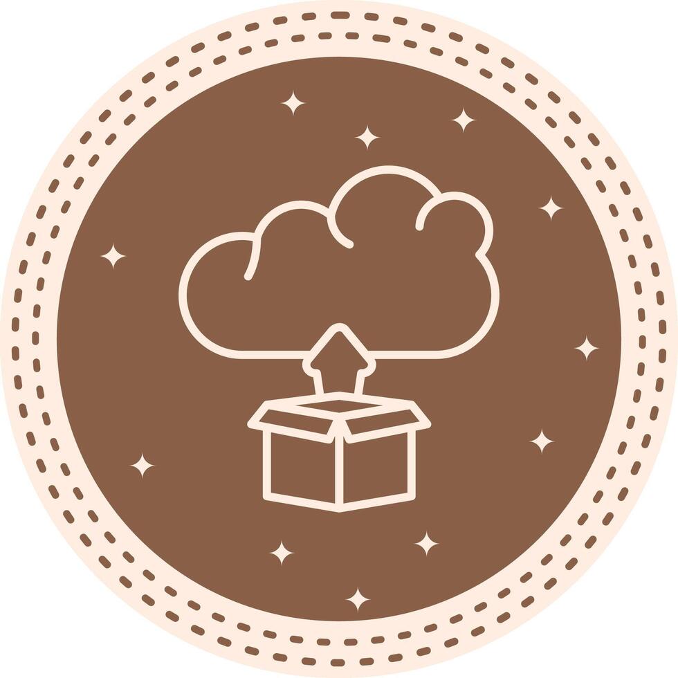 Cloud App Deployment Detailed Abstract Graphic Layout vector