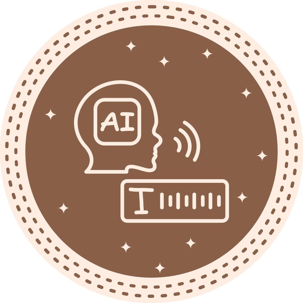 Speech to Text Dynamic Mobile App Graphic vector