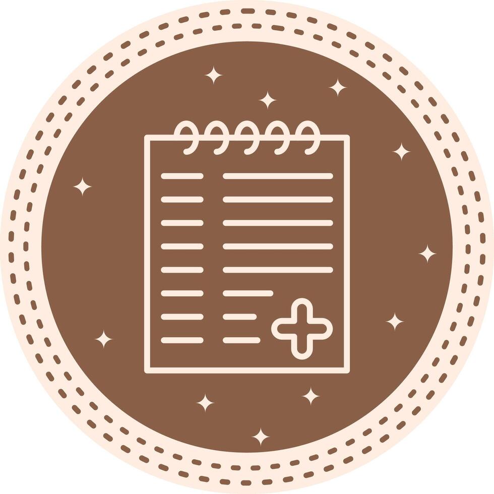 Medical Chart Structured UI Layout vector