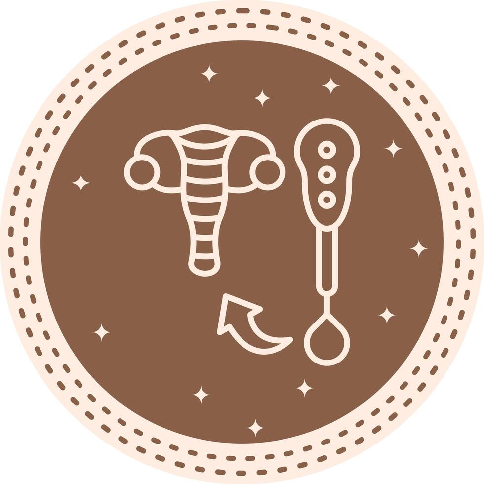 Pap Smear Test Sharp Minimal Graphic vector