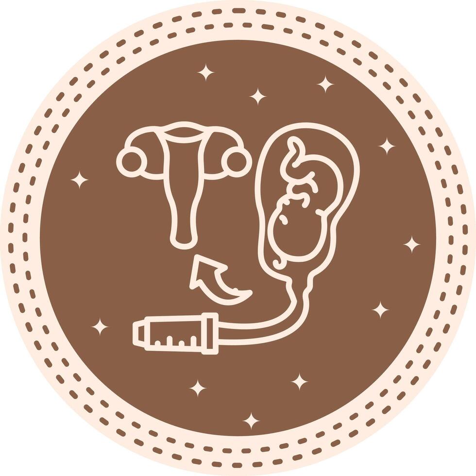 Amniotic Sac Custom User Interface Graphic vector