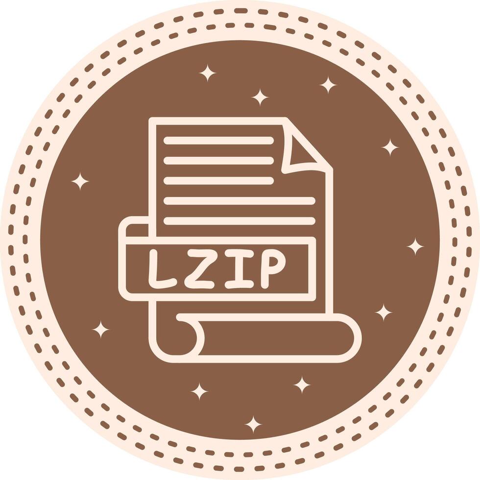LZIP Distinctive UX Design Shape vector