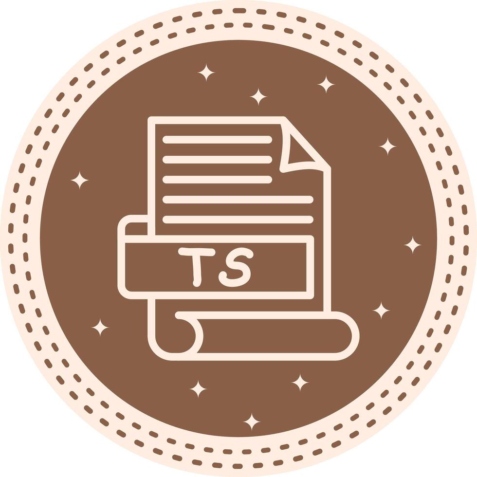TS Distinct Visual Symbol Form vector