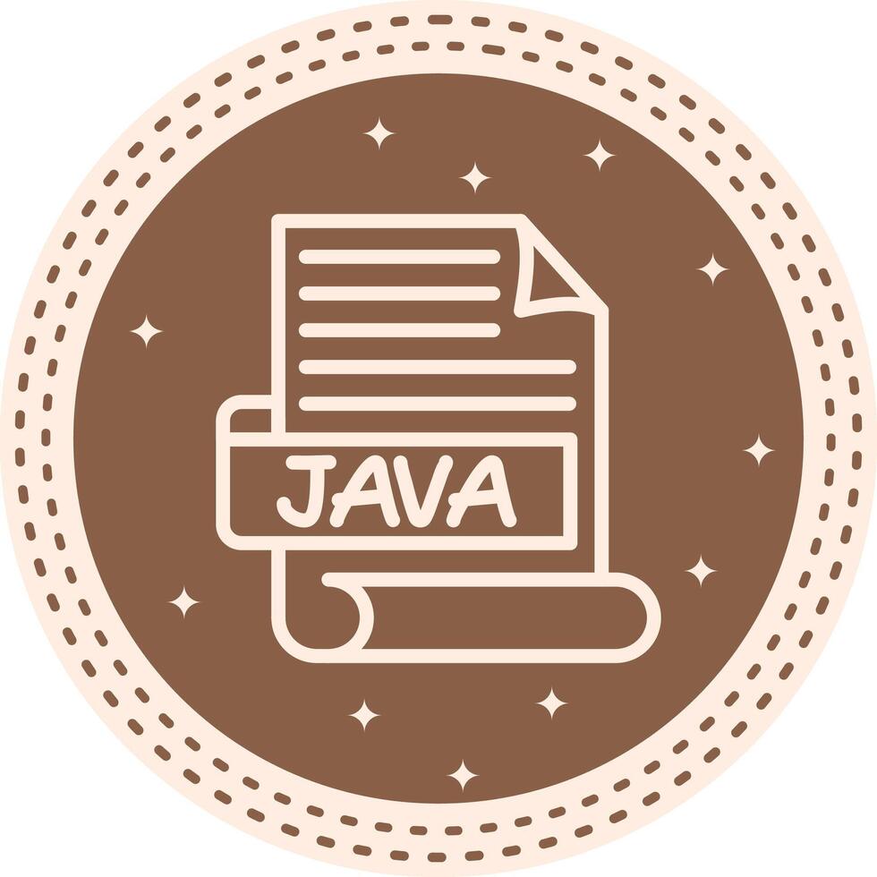 JAVA Clear Modern Design Object vector