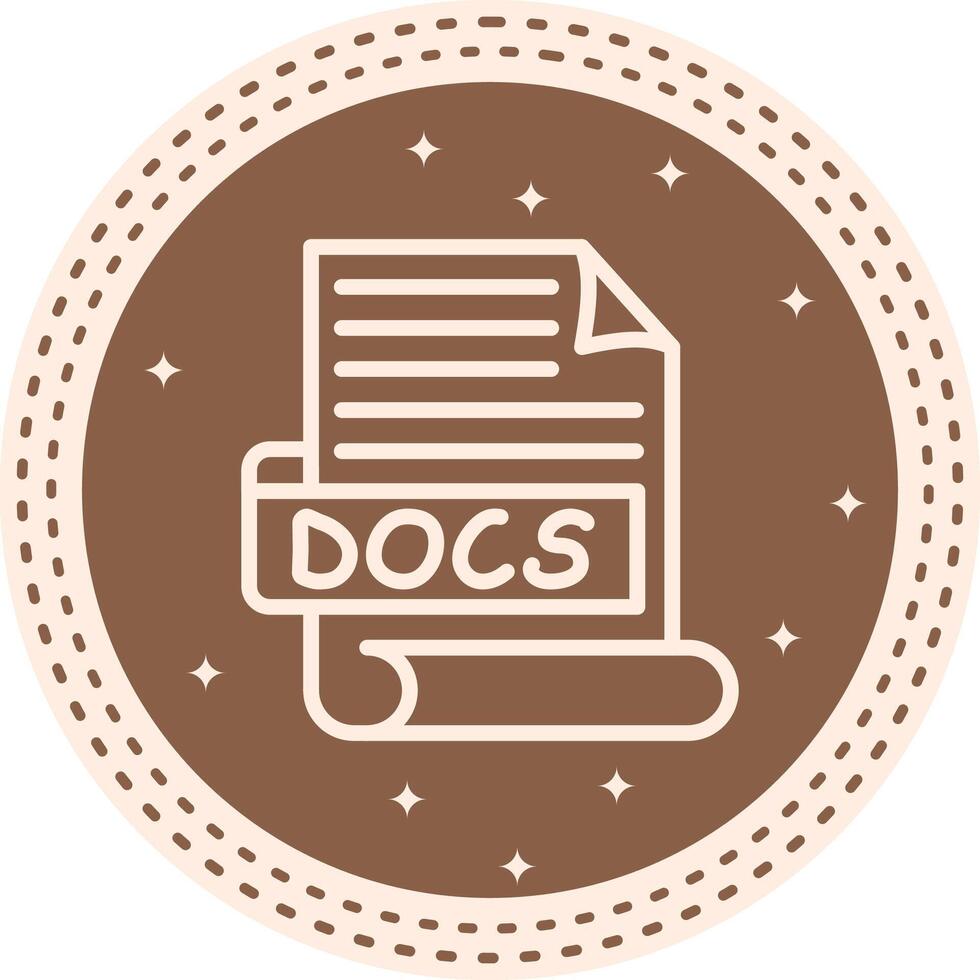 docs mínimo digital gráfico elemento vector
