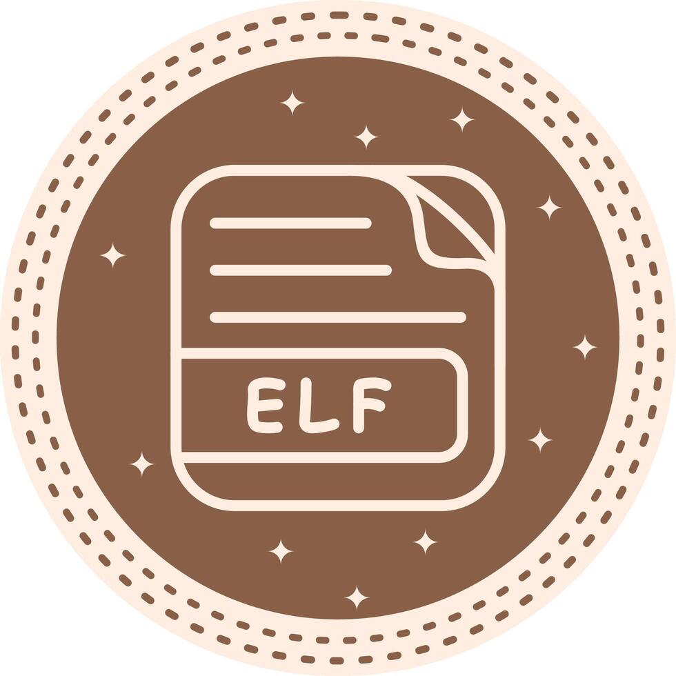 ELF File High Resolution File vector