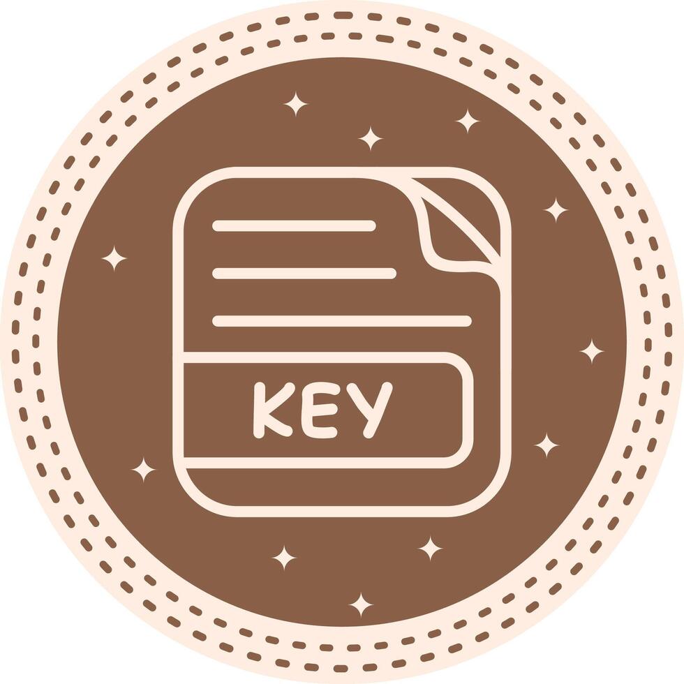 KEY File Elegant Visual Design Shape vector