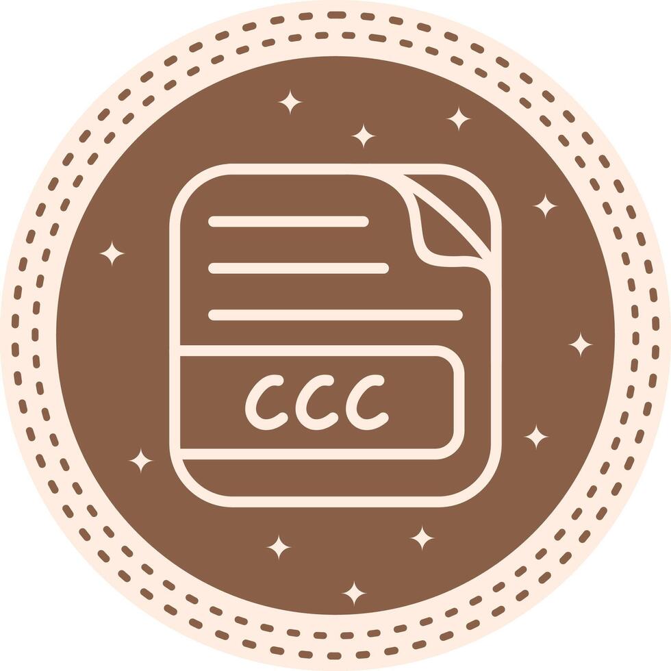 CCC File Structured Web Design Element vector