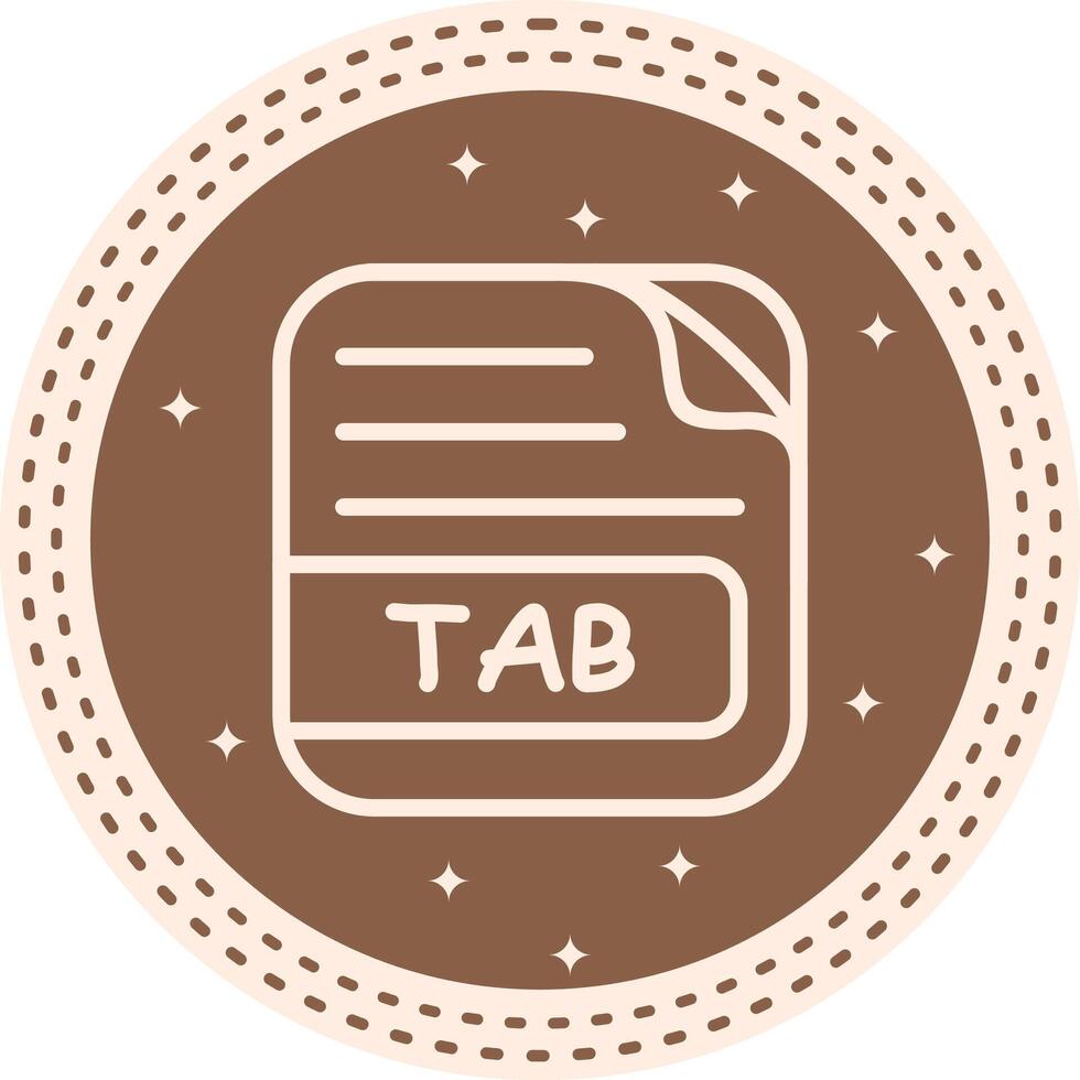 TAB File Scalable Creative Design Object vector