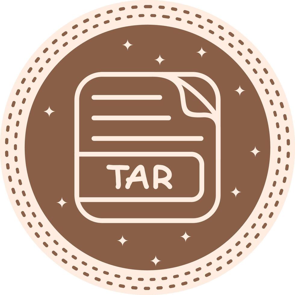 TAR File Core User Interface Mark vector