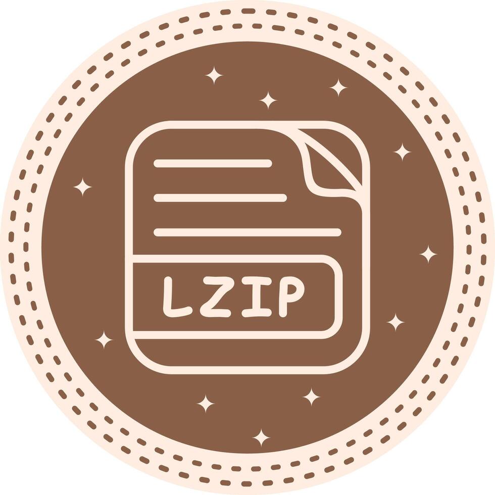 LZIP File Structured UI Layout vector