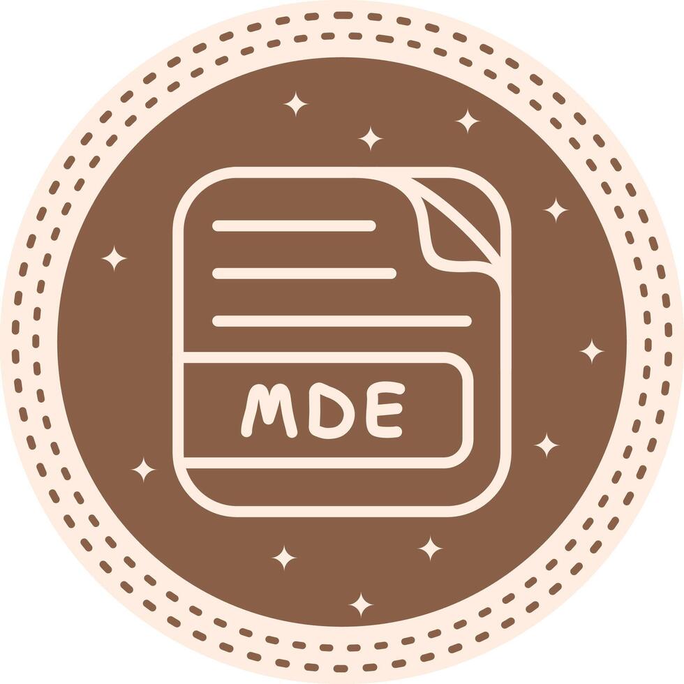 MDE File Consistent Branding Design Symbol vector