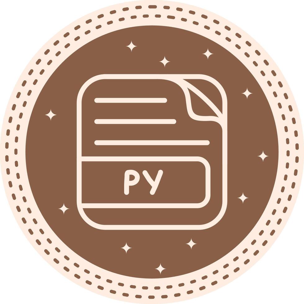 PY File Concise Graphic Art Layout vector