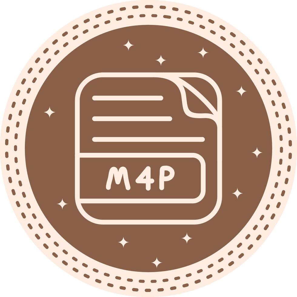 M4P File Adaptive Mobile Design Graphic vector