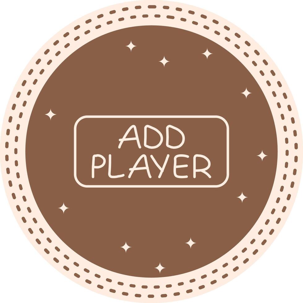 Add Friend Slim Button Optimized Mobile UI Graphic vector