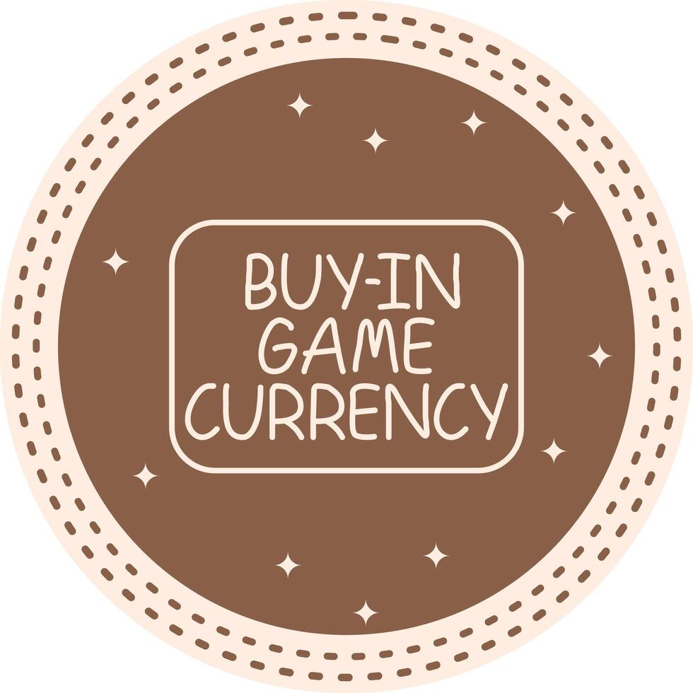 Buy In Game Currency Slim Button Interactive UX Graphic Object vector