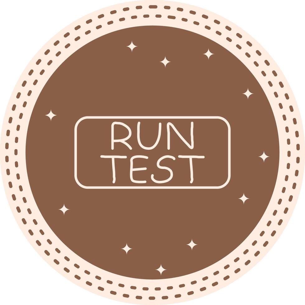 correr prueba Delgado botón funcional ui gráfico elemento vector