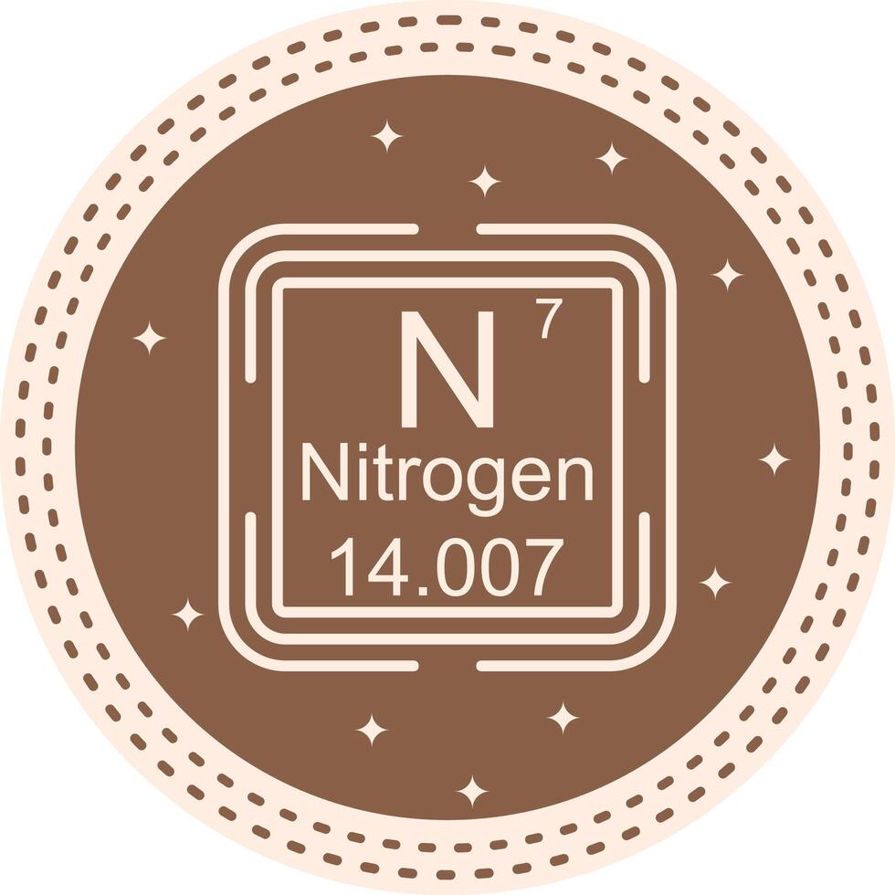 Nitrogen Square Structured Web Design Element vector