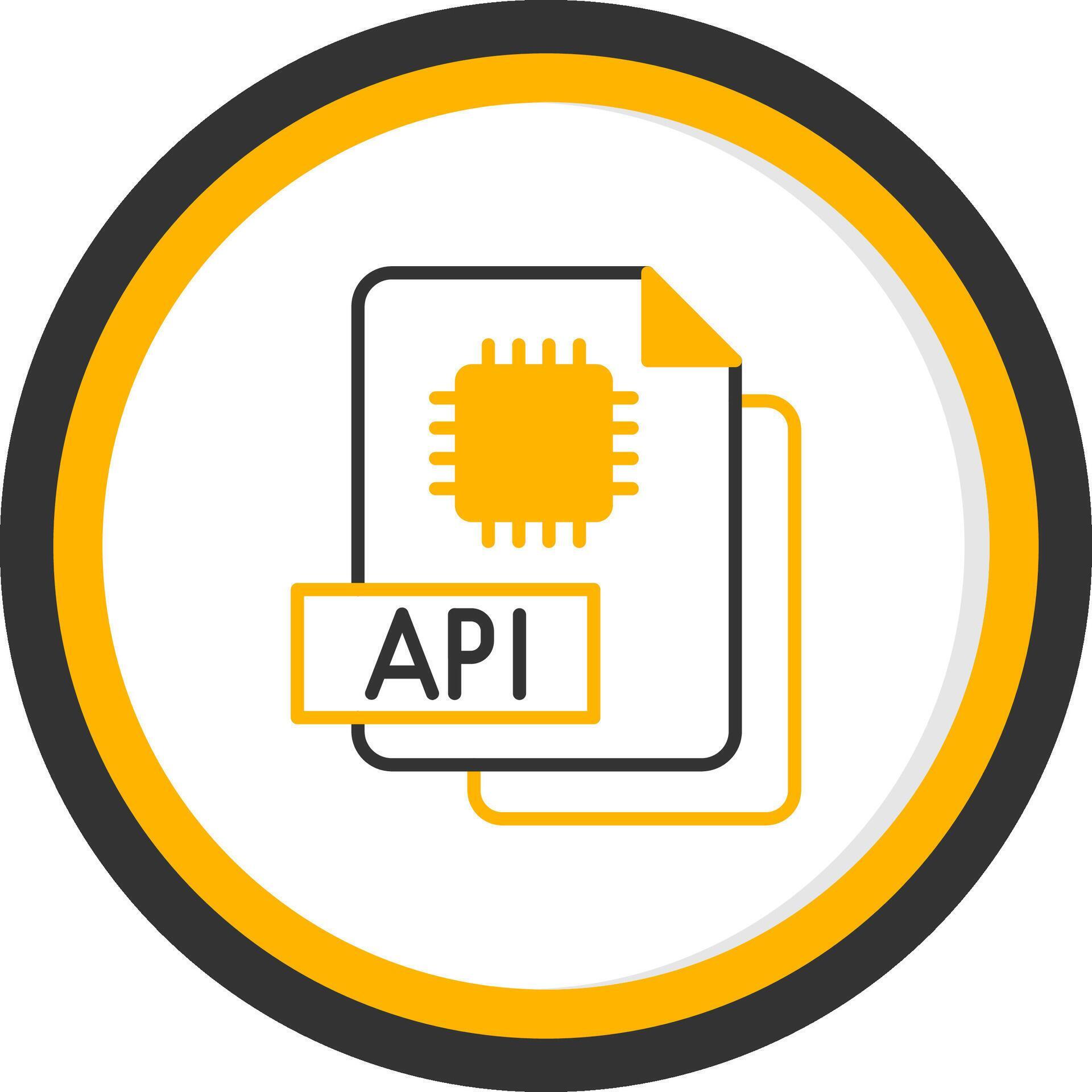 API Script File Line Two Color Circle 71664194 Vector Art at Vecteezy