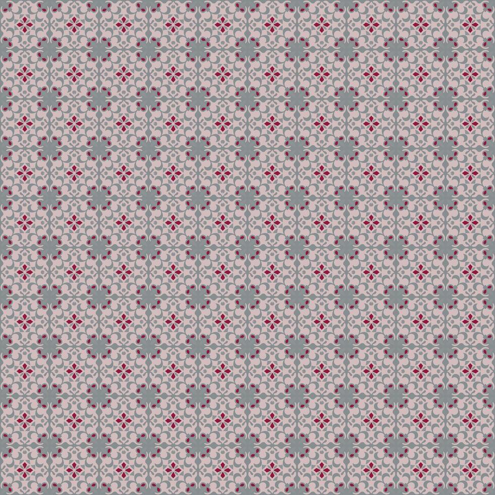 A gray and red pattern with small squares vector