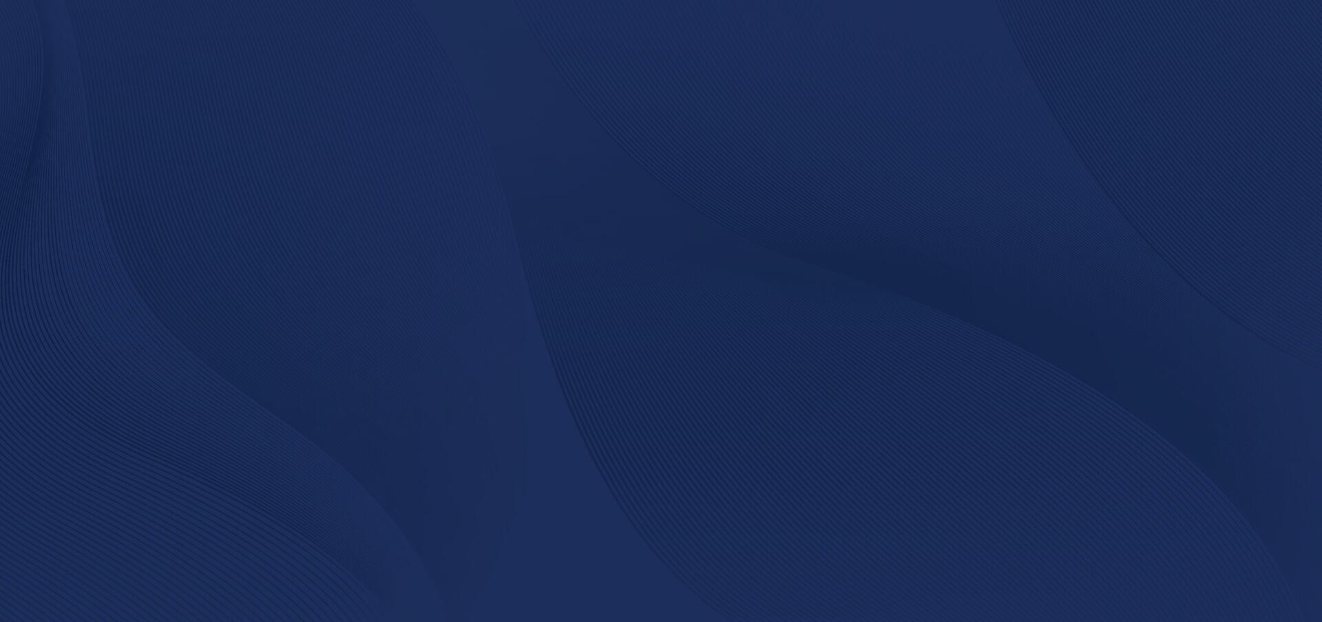 3D modern wave curve abstract presentation background. Luxury paper cut background. Abstract decoration, golden pattern, halftone gradients. Dark blue background vector