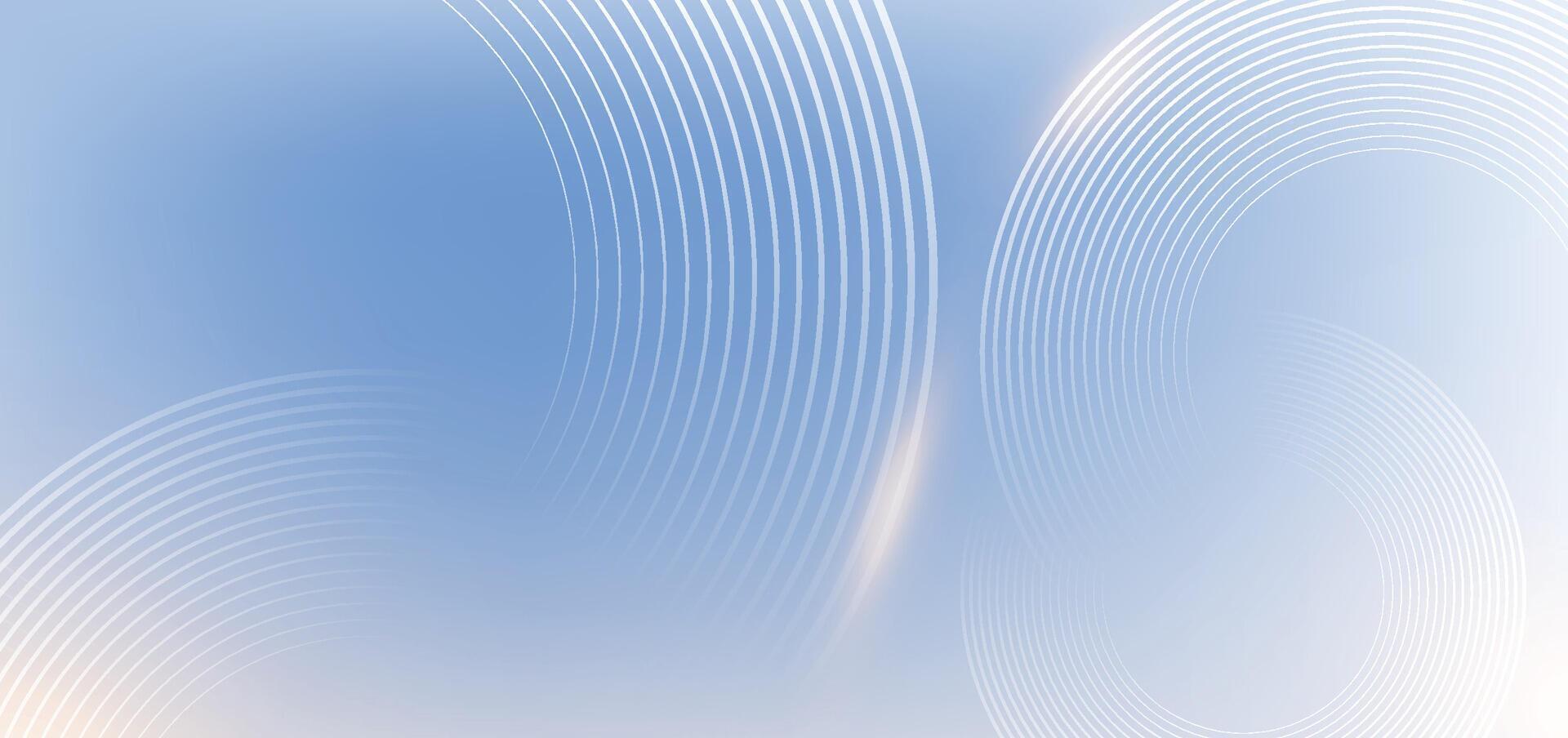 Abstract blue modern background with circle elements, Digital technology concept. vector