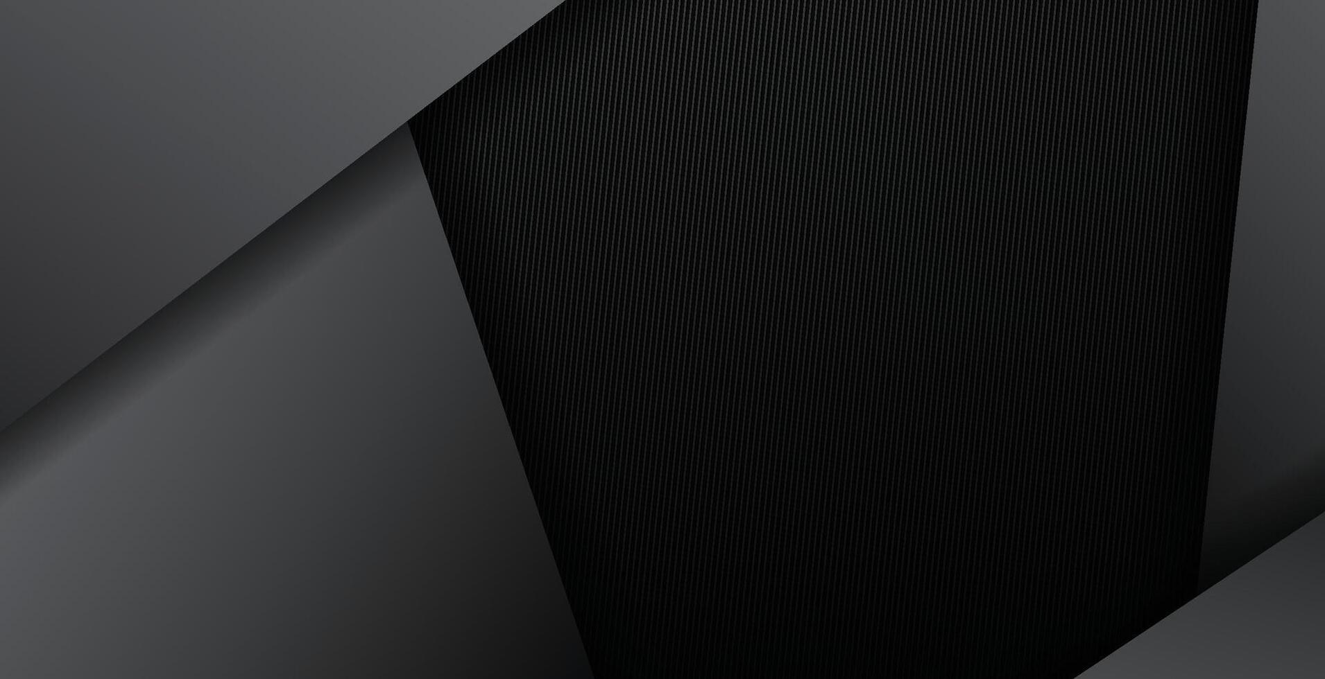Dark Abstract Background with Vertical Striped Panel and Layered Angular Geometry vector