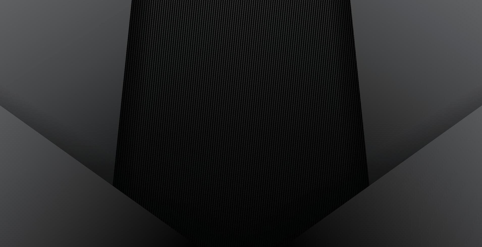 Dark Abstract Background with Angular Shapes and Vertical Striped Center Panel vector