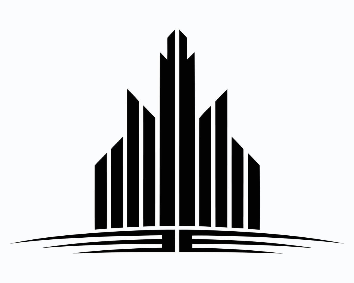 Dynamic Black and White Emblem of Progress A Modern Symbol of Growth Ambition and Forward Thinking with Bold Lines and Striking Contrast vector