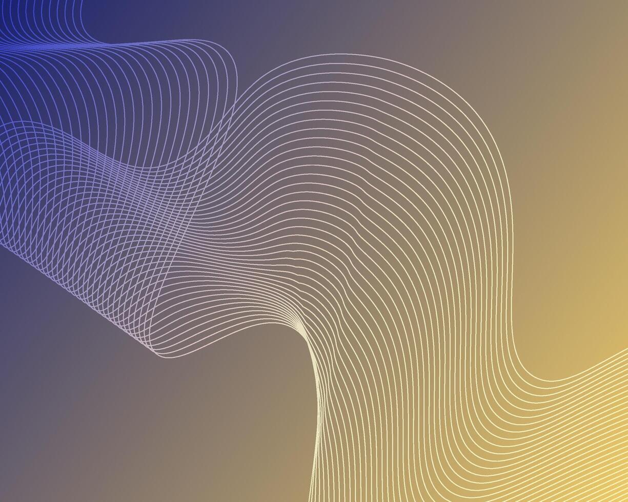 Gradient Wavy Line Texture vector